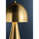 Hopkinton Rechargeable Lamp, Aged Brass-Lighting-High Fashion Home
