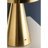 Hopkinton Rechargeable Lamp, Aged Brass-Lighting-High Fashion Home