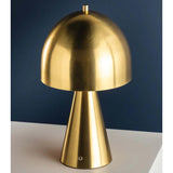 Hopkinton Rechargeable Lamp, Aged Brass-Lighting-High Fashion Home