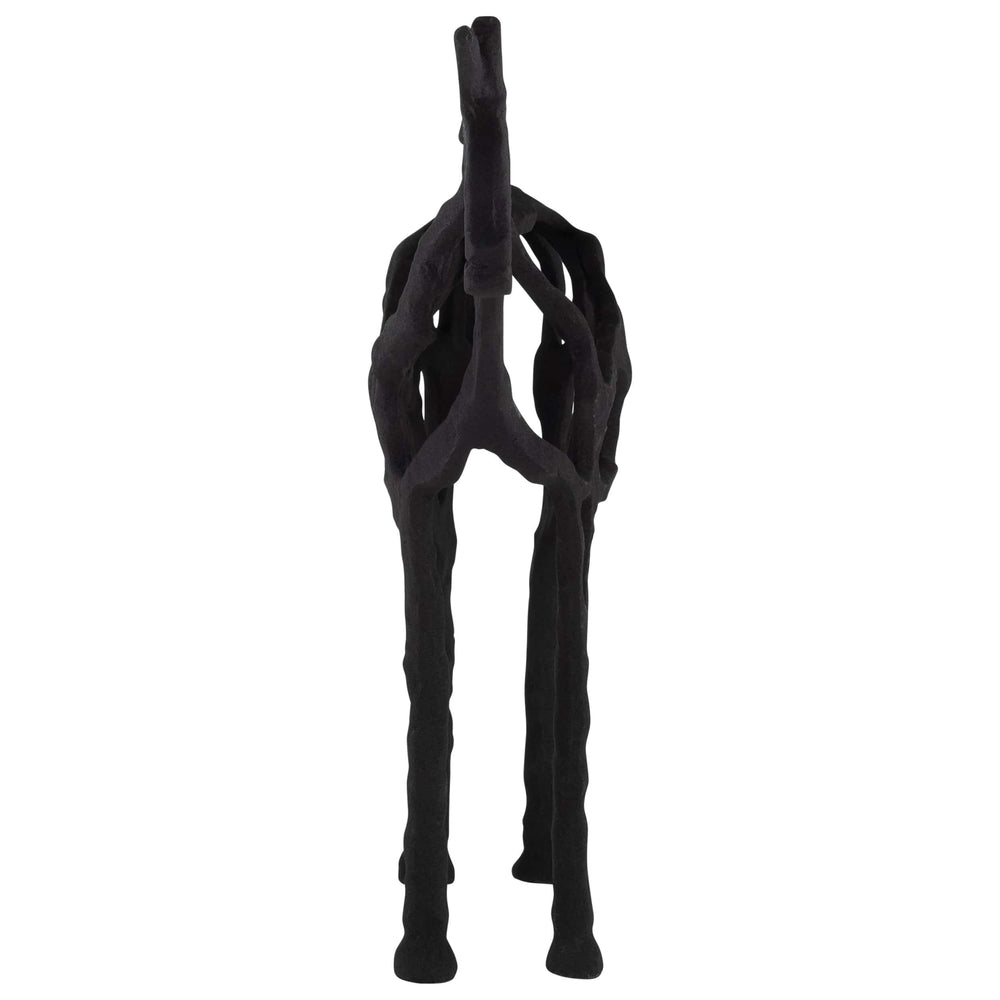 Horse Illusion Sculpture, Black-Accessories-High Fashion Home
