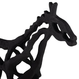 Horse Illusion Sculpture, Black-Accessories-High Fashion Home
