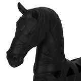 Horse Sculpture on Base, Black-Accessories-High Fashion Home