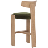 Horton Barstool, Forest Green-Furniture - Dining-High Fashion Home