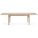 Hudson Extension Dining Table, Natural