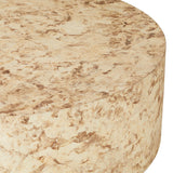 Hudson Round Coffee Table, Bark Paper by Four Hands