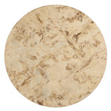 Hudson Round End Table, Bark Paper by Four Hands-Furniture - Accent Tables-High Fashion Home