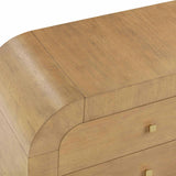 Hump 6 Drawer Dresser, Natural