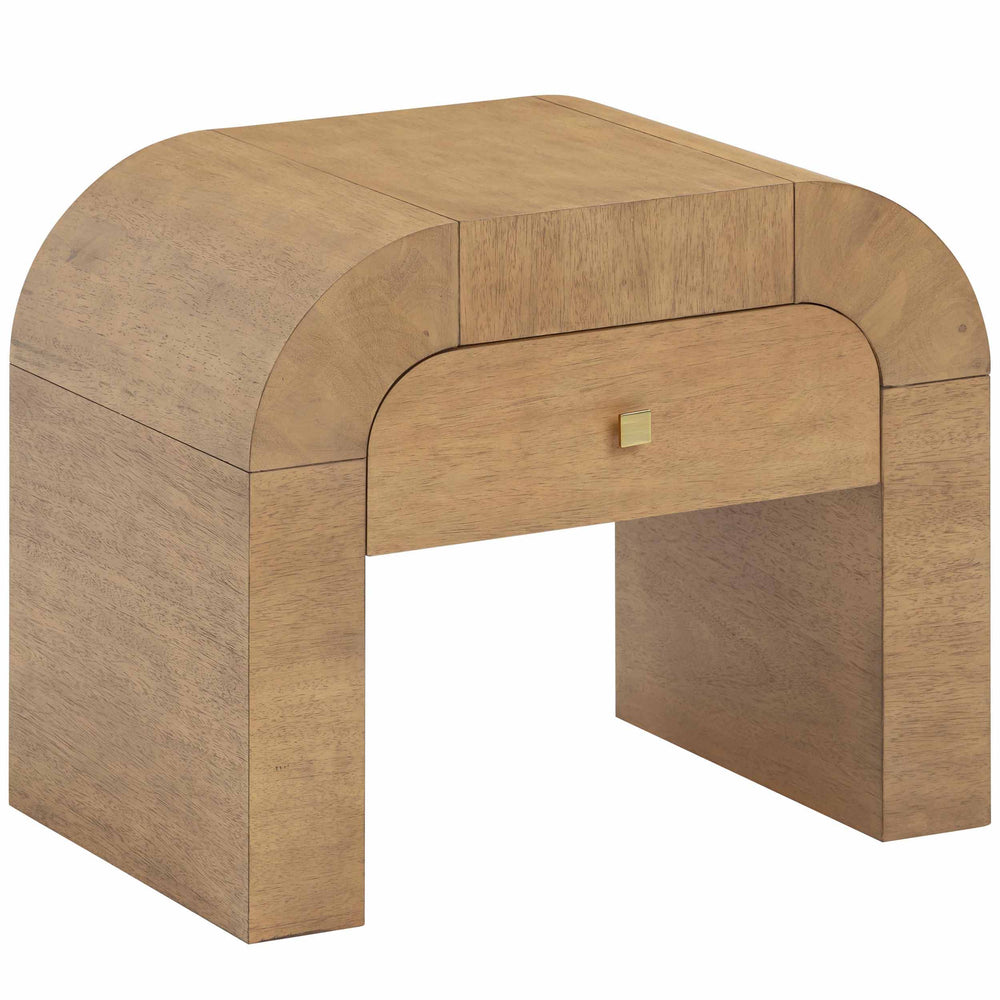 Hump Nightstand, Natural
