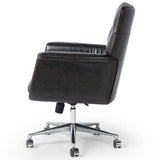 Humphrey Leather Desk Chair, Sonoma Olive by Four Hands-Furniture - Office-High Fashion Home