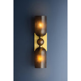 Hurleyville Wall Sconce, Aged Brass