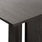 Huxley Dining Table, Smoked Black