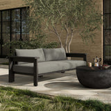 Hyder Outdoor Sofa, Concha Fog by Four Hands-Furniture - Sofas-High Fashion Home