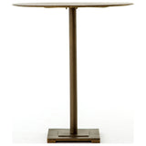 Fannin Counter Table, Acid Etched Aged Brass by Four Hands — FRT_1