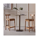 Fannin Counter Table, Acid Etched Aged Brass by Four Hands — ESS_1