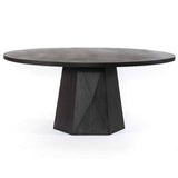 Kesling 60" Round Dining Table, Coal Mango by Four Hands