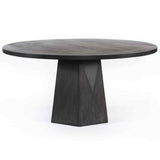 Kesling 60" Round Dining Table, Coal Mango by Four Hands