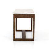 Everton Kitchen Island, Polished White Marble by Four Hands — SID_1
