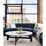 Round Coffee Table with Iron by Four Hands
