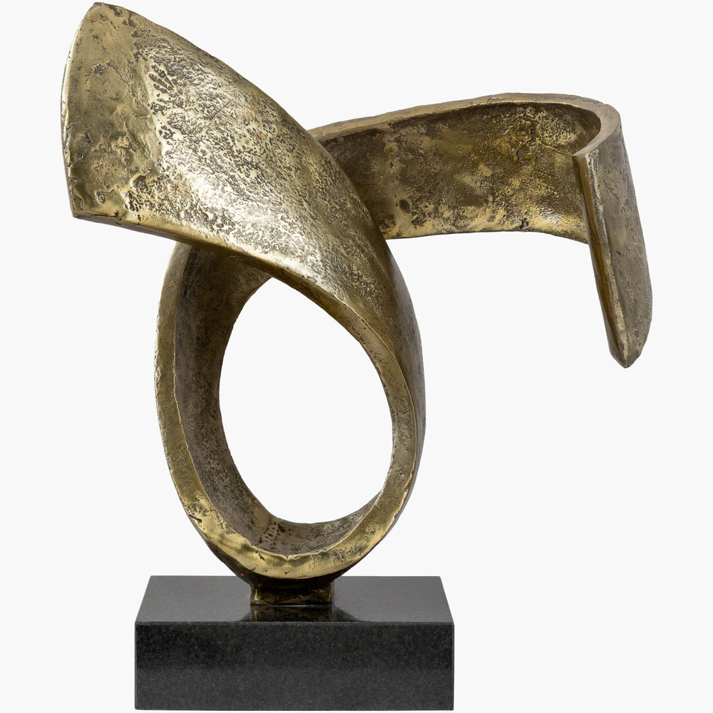 Icaro Sculpture, Antiqued Gold-Accessories-High Fashion Home