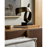 Icaro Sculpture, Antiqued Gold-Accessories-High Fashion Home