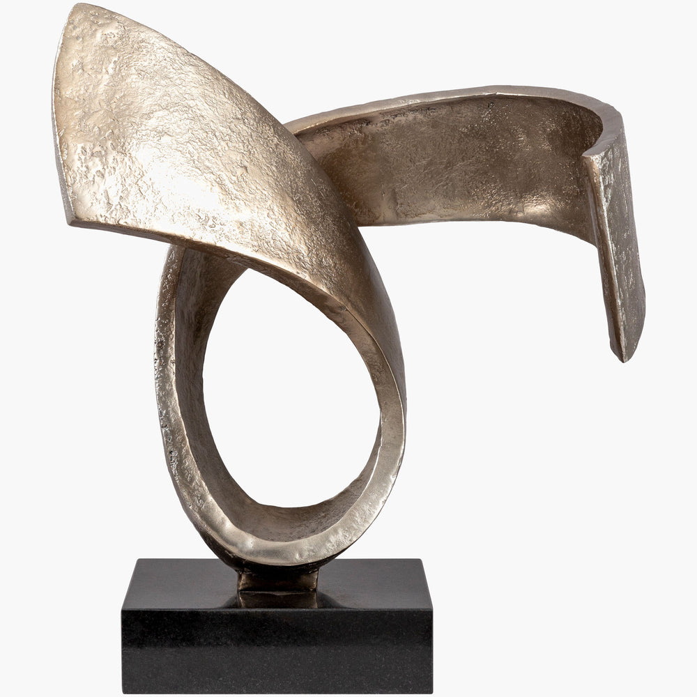 Icaro Sculpture, Antiqued Nickel-Accessories-High Fashion Home