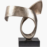 Icaro Sculpture, Antiqued Nickel-Accessories-High Fashion Home