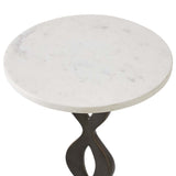 Ila Drink Table, White