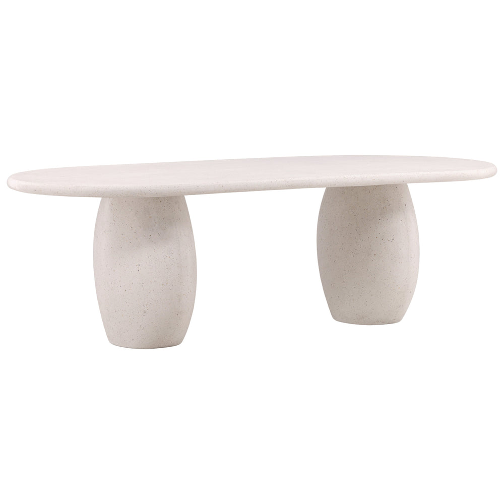 Imogen Outdoor Dining Table, Ivory