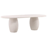 Imogen Outdoor Dining Table, Ivory