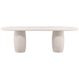 Imogen Outdoor Dining Table, Ivory