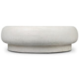 Imogene Round Outdoor Coffee Table, Aged White by Four Hands