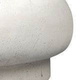 Imogene Round Outdoor Coffee Table, Aged White by Four Hands