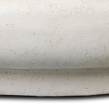 Imogene Round Outdoor Coffee Table, Aged White by Four Hands