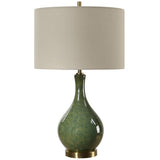 Indiana Table Lamp, Emerald Green-Lighting-High Fashion Home
