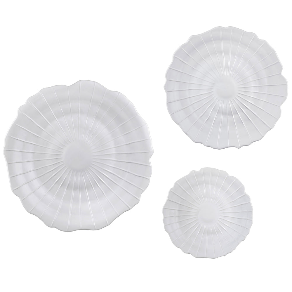 Indie Wall Decor, White, Set of 3