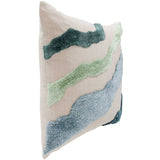 Inertia Pillow, Blue Multi-Accessories-High Fashion Home