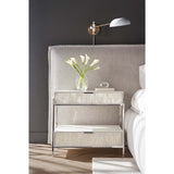 Ingrid 2 Drawer Nightstand, Selenite-Furniture - Bedroom-High Fashion Home