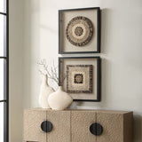 Intertwine Shadow Box, Black, S/2