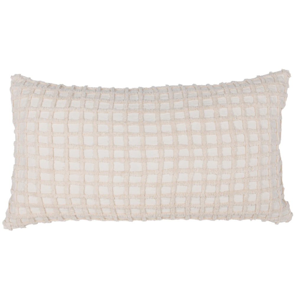 Ion Lumbar Pillow, Ivory-Accessories-High Fashion Home