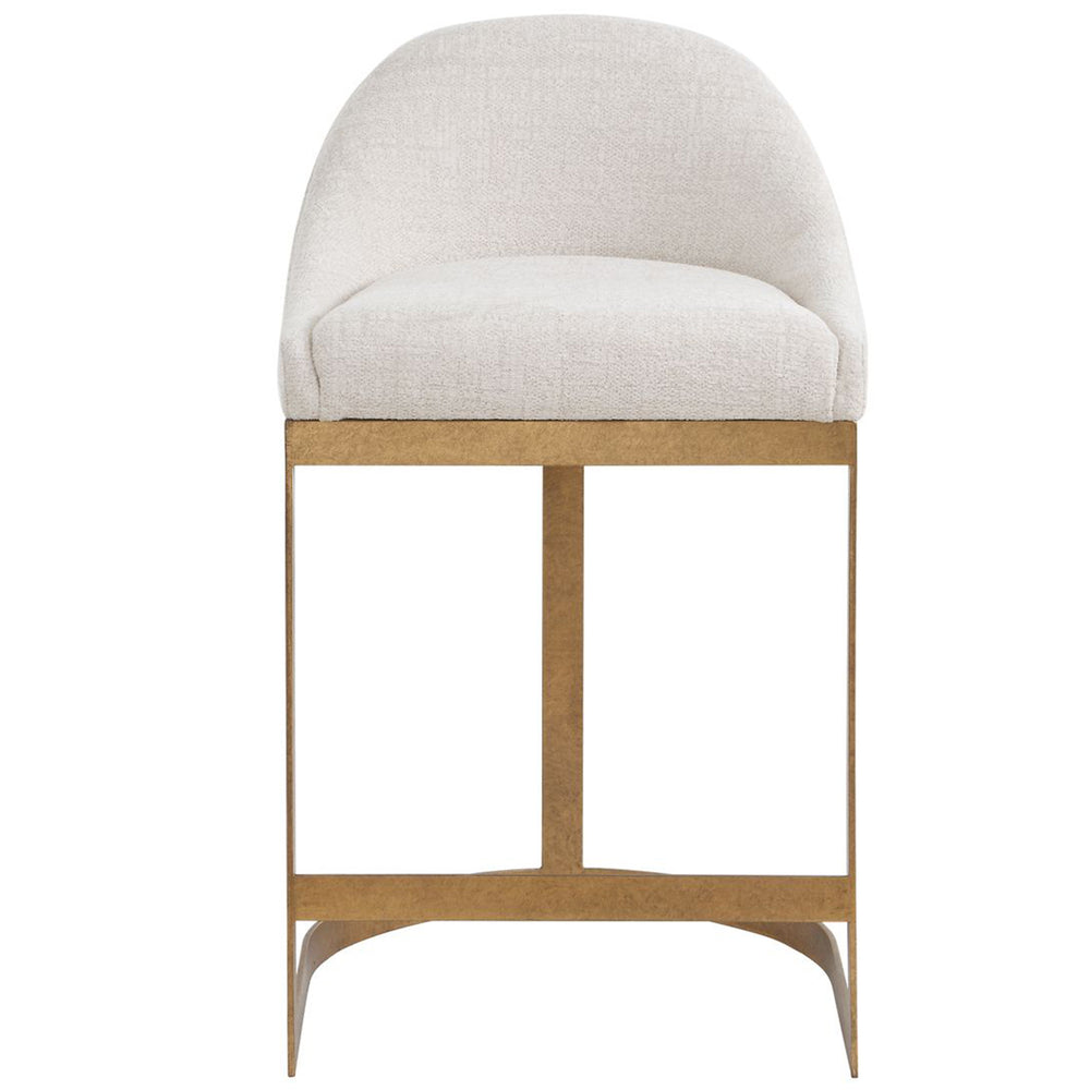 Ira Counter Stool, Ivory-Furniture - Dining-High Fashion Home