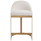 Ira Counter Stool, Ivory-Furniture - Dining-High Fashion Home