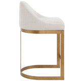 Ira Counter Stool, Ivory-Furniture - Dining-High Fashion Home