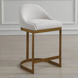 Ira Counter Stool, Ivory-Furniture - Dining-High Fashion Home