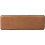 Iris Leather Trunk, Chaps Sand by Four Hands