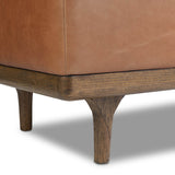 Iris Leather Trunk, Chaps Sand by Four Hands