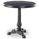 Iron Tea Table, Black Marble