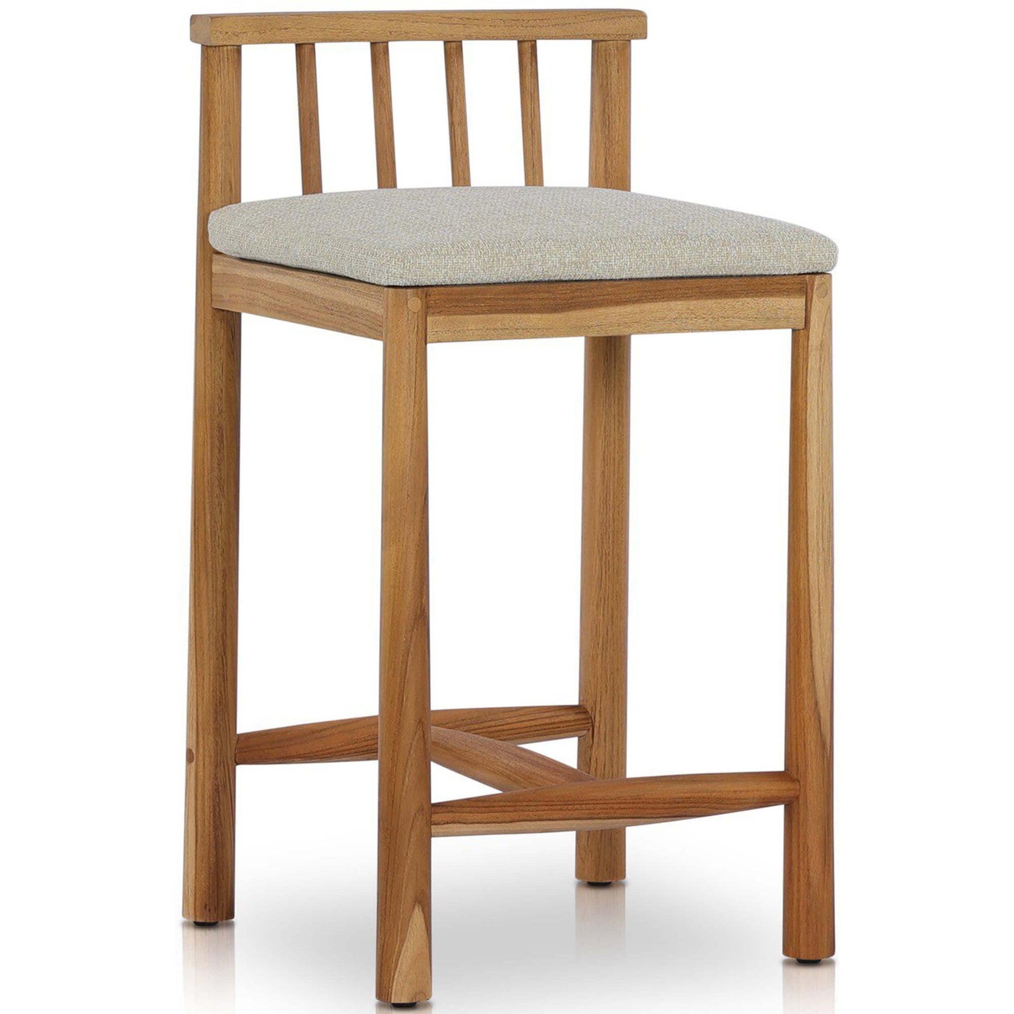 Irvine Outdoor Counter Stool, Hayes Cream High Fashion Home