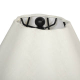 Isabeau Table Lamp, Black Wrought Iron-Lighting-High Fashion Home