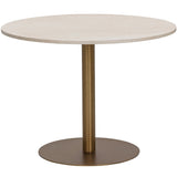 Isaka Bistro Table, Antique Brass-Furniture - Dining-High Fashion Home