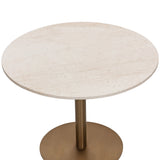 Isaka Bistro Table, Antique Brass-Furniture - Dining-High Fashion Home